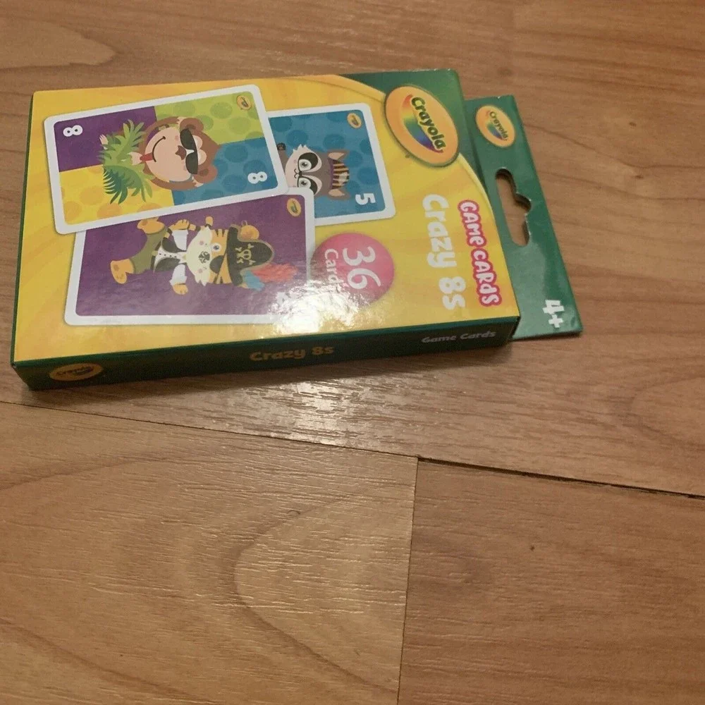 Crayola Crazy 8s Card Game Children
